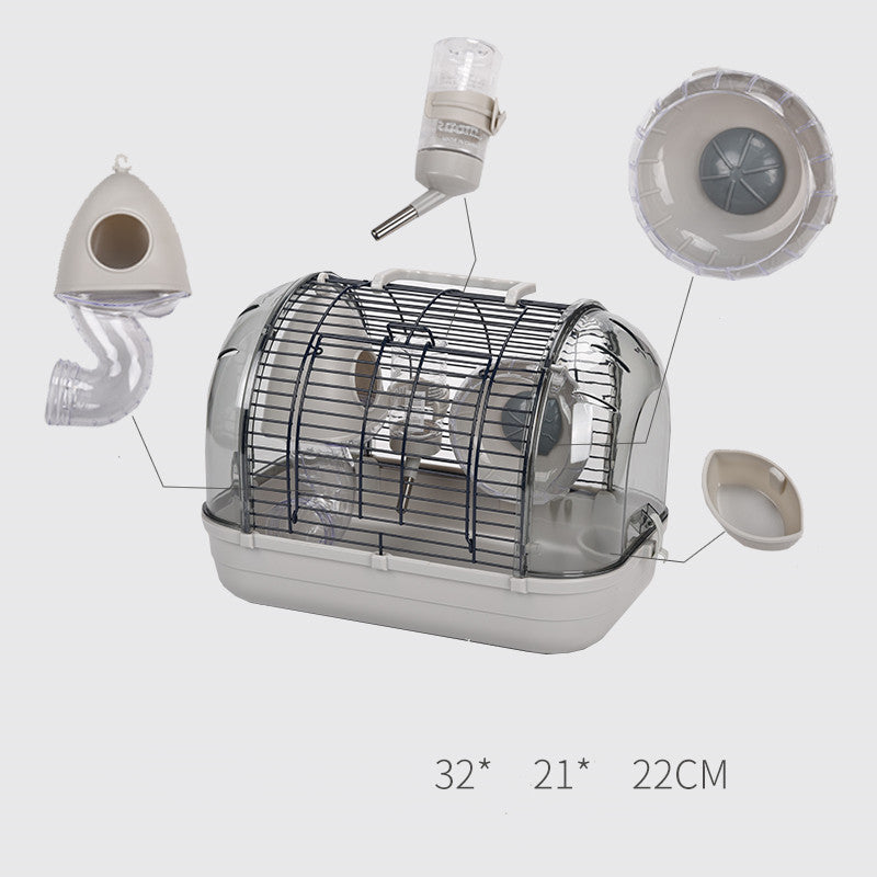 Japanese Luxury Hamster Cage Transparent