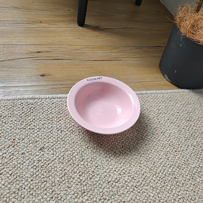 Cat Water Bowl Dog Basin Anti-tumble High