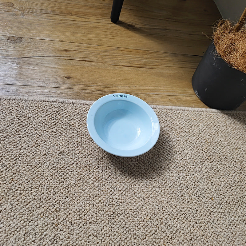 Cat Water Bowl Dog Basin Anti-tumble High