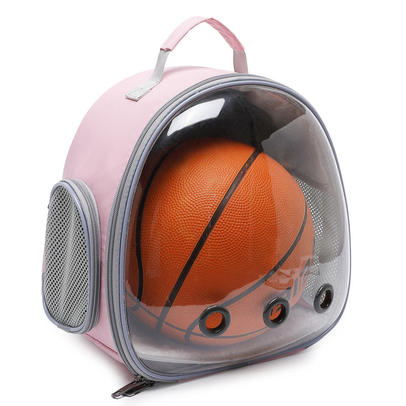Pet Backpack Hamster Carrier Transparent