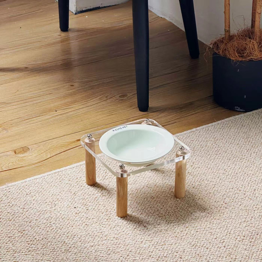Cat Water Bowl Dog Basin Anti-tumble High
