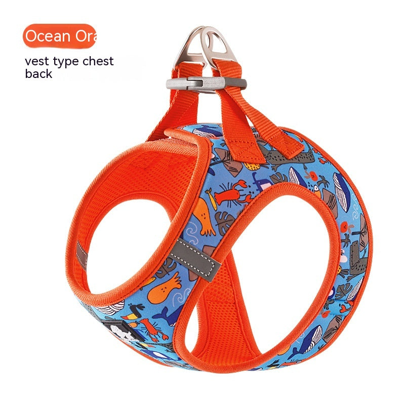 Dog Vest Strap Hand Holding Rope