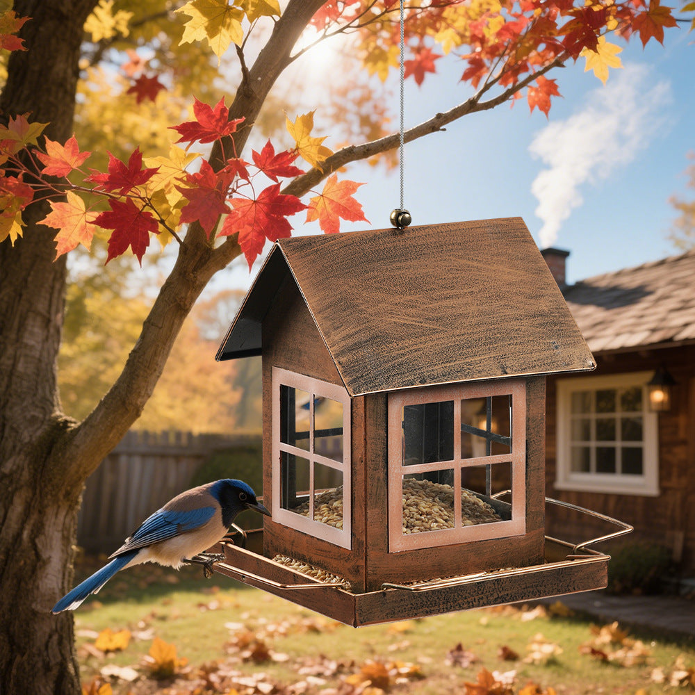 Feeder Outdoor Hanging Metal Bird