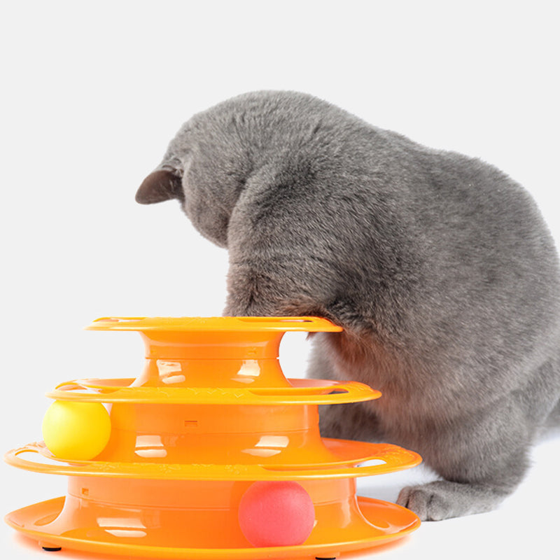 Shake The Three-tier Cat Turntable
