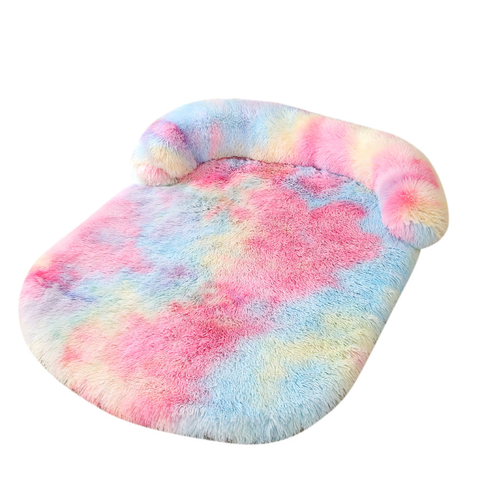 Plush Doghouse Cathouse Pet Bed