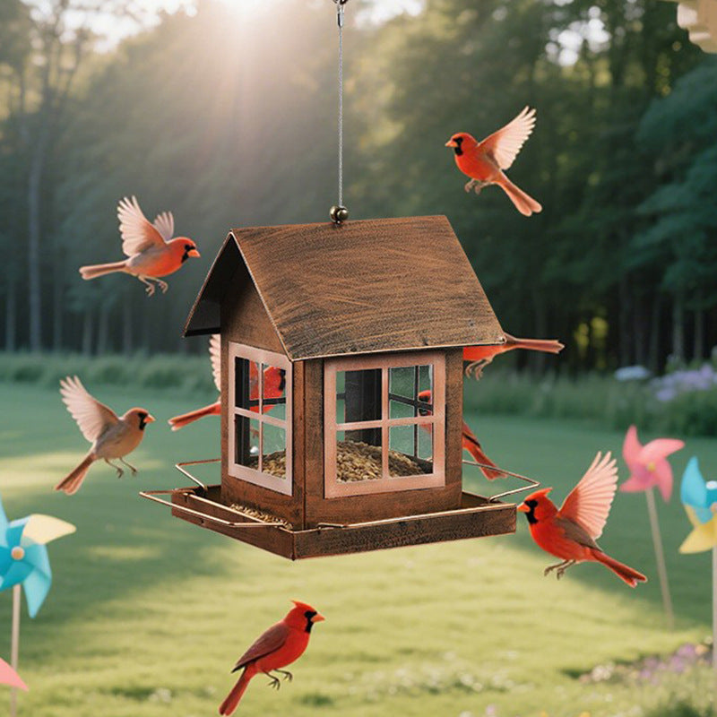 Feeder Outdoor Hanging Metal Bird