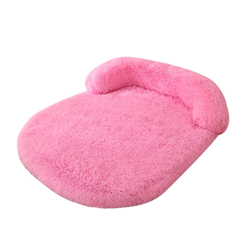 Plush Doghouse Cathouse Pet Bed