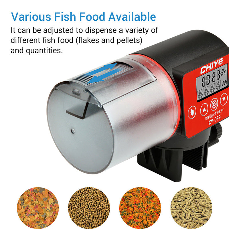 Intelligent Timing Automatic Fish Tank Feeder