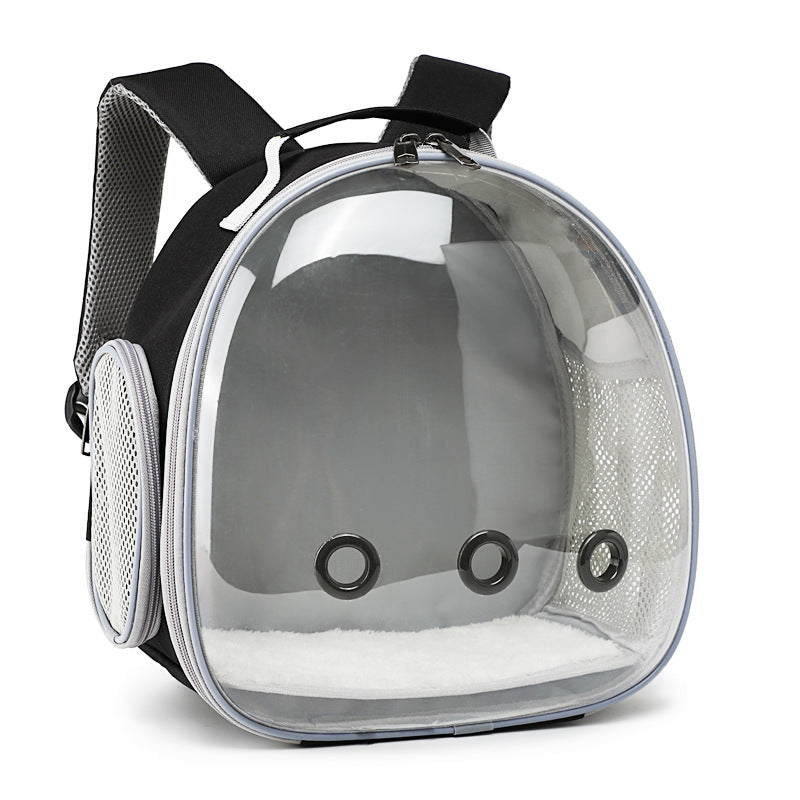 Pet Backpack Hamster Carrier Transparent