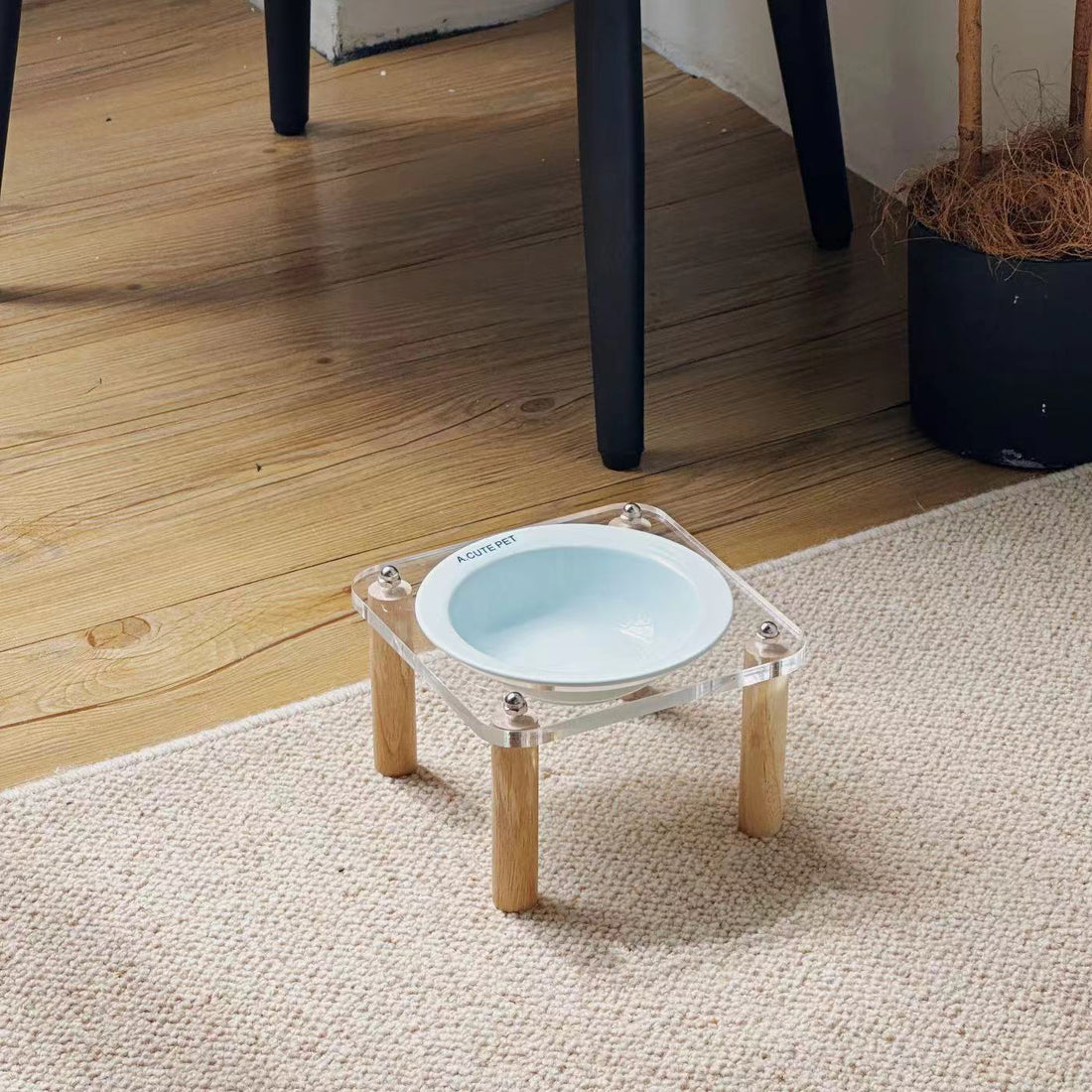 Cat Water Bowl Dog Basin Anti-tumble High