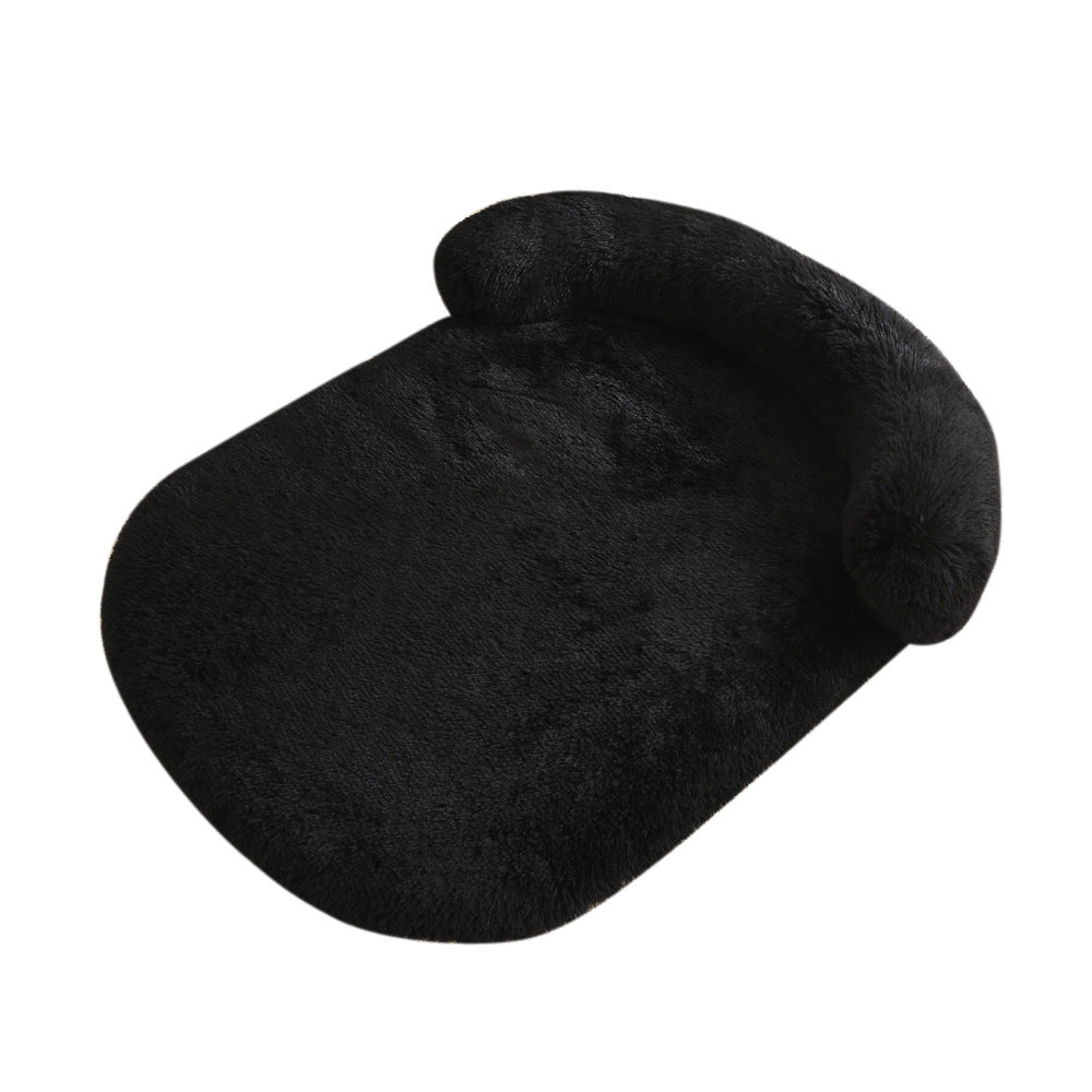 Plush Doghouse Cathouse Pet Bed