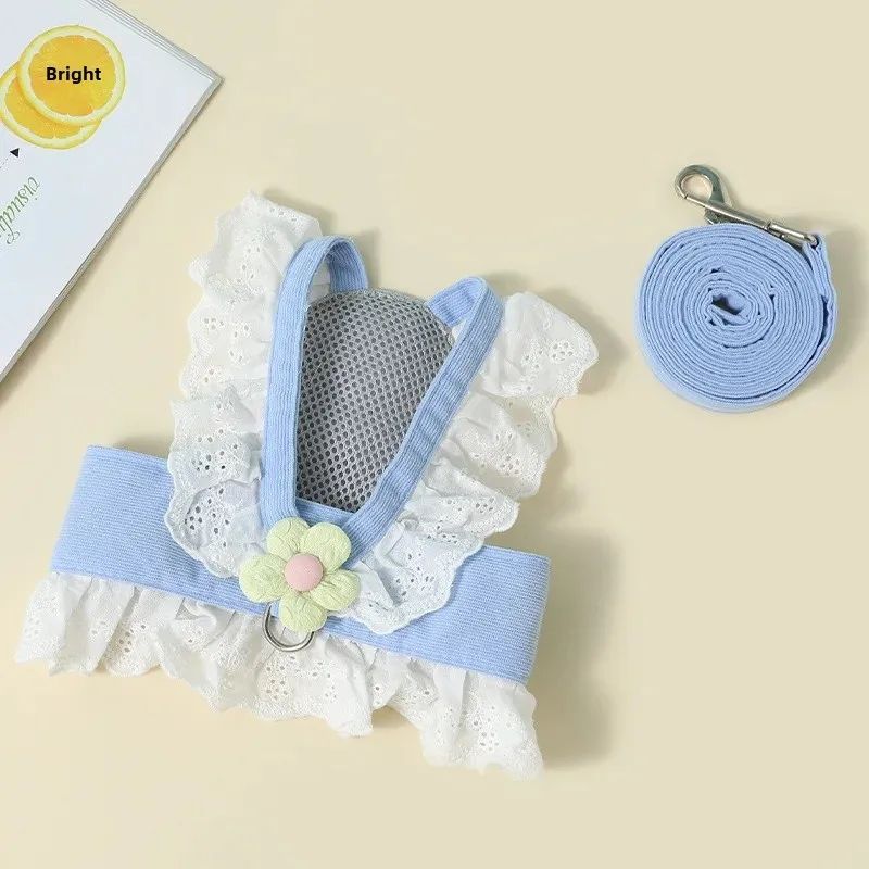 Pet Leash Collar Summer Clothes